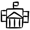 icon of a university building