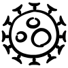 an icon of a virus