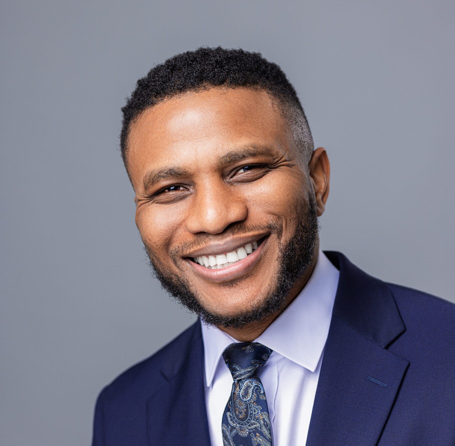 Dr Kelechi Njoku smiling
