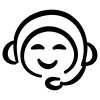 icon of person in headphones