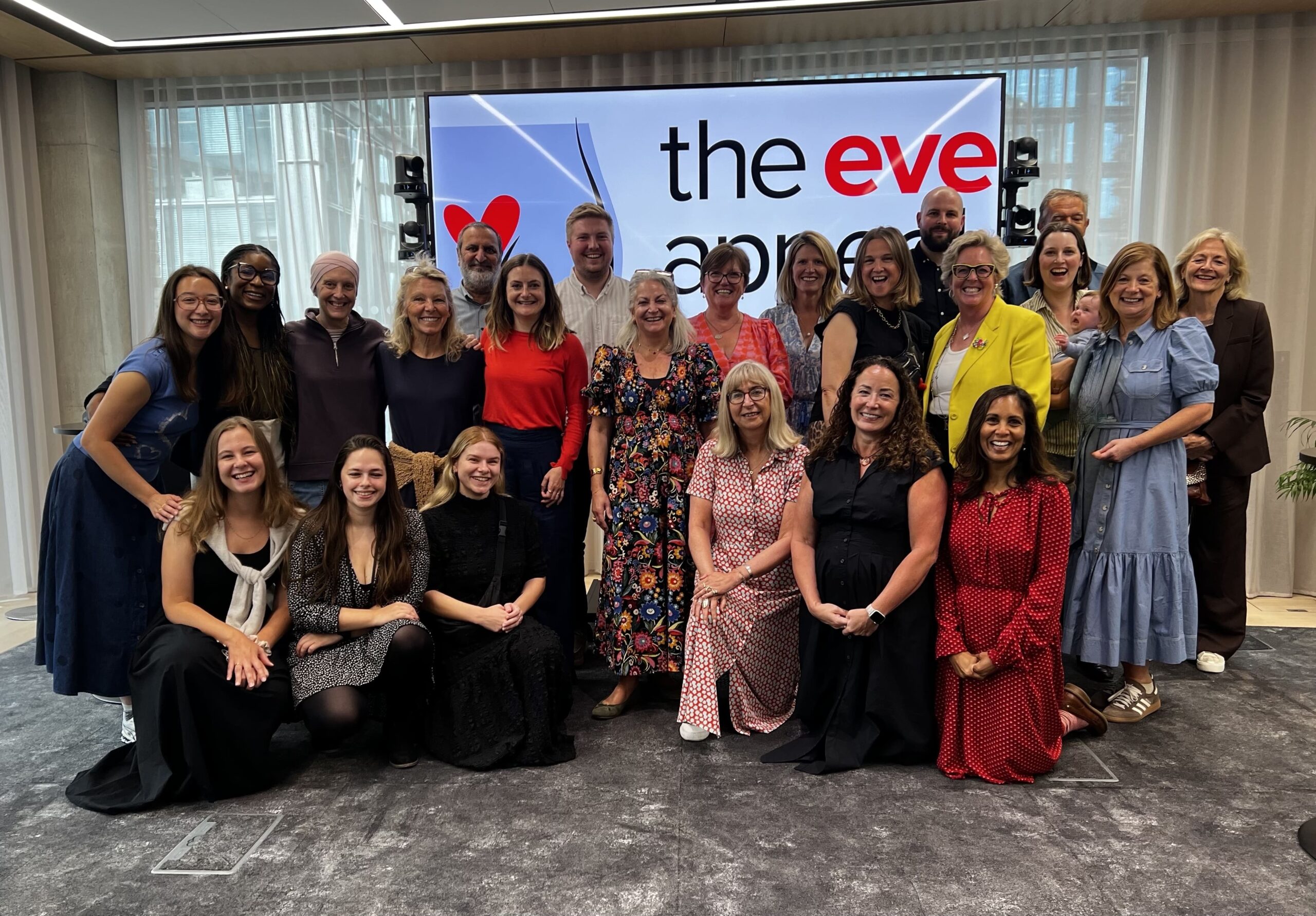 a photo of our team at The Eve Appeal