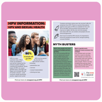 HPV leaflet images