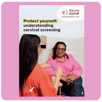 a shot of our cervical screening leaflet