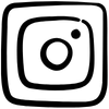 line drawing of instagram logo