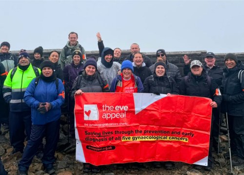 Image of participants of Snowdon Trek